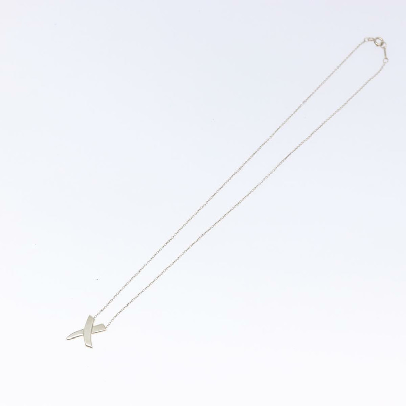 【日本直送】TIFFANY&Co. Kiss Cross 項鍊 925純銀 Auth am8919-1