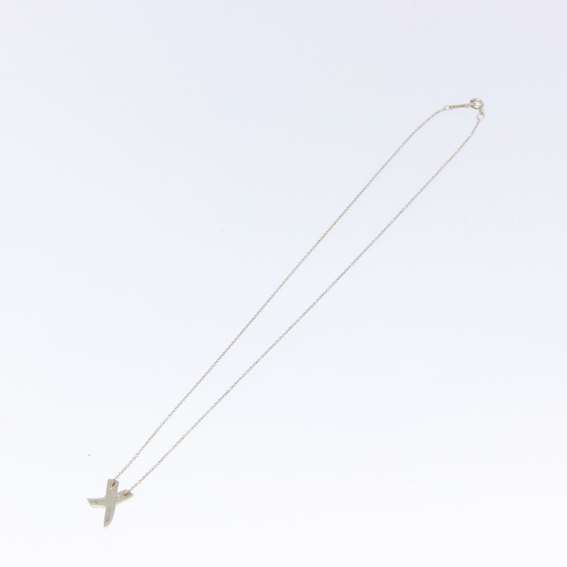 【日本直送】TIFFANY&Co. Kiss Cross 項鍊 925純銀 Auth am8919-7