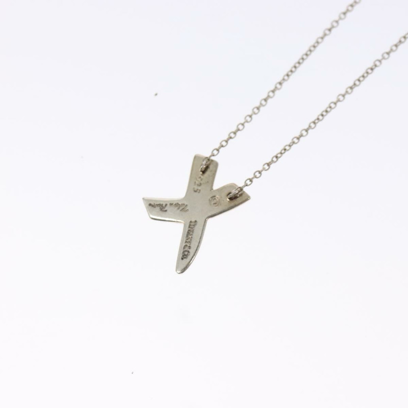 【日本直送】TIFFANY&Co. Kiss Cross 項鍊 925純銀 Auth am8919-8