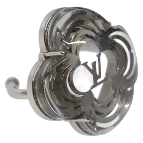 路易威登 Berg Alafoli 戒指，金屬銀色，M65665 #21（日本尺寸），LV 正品編號 135225V