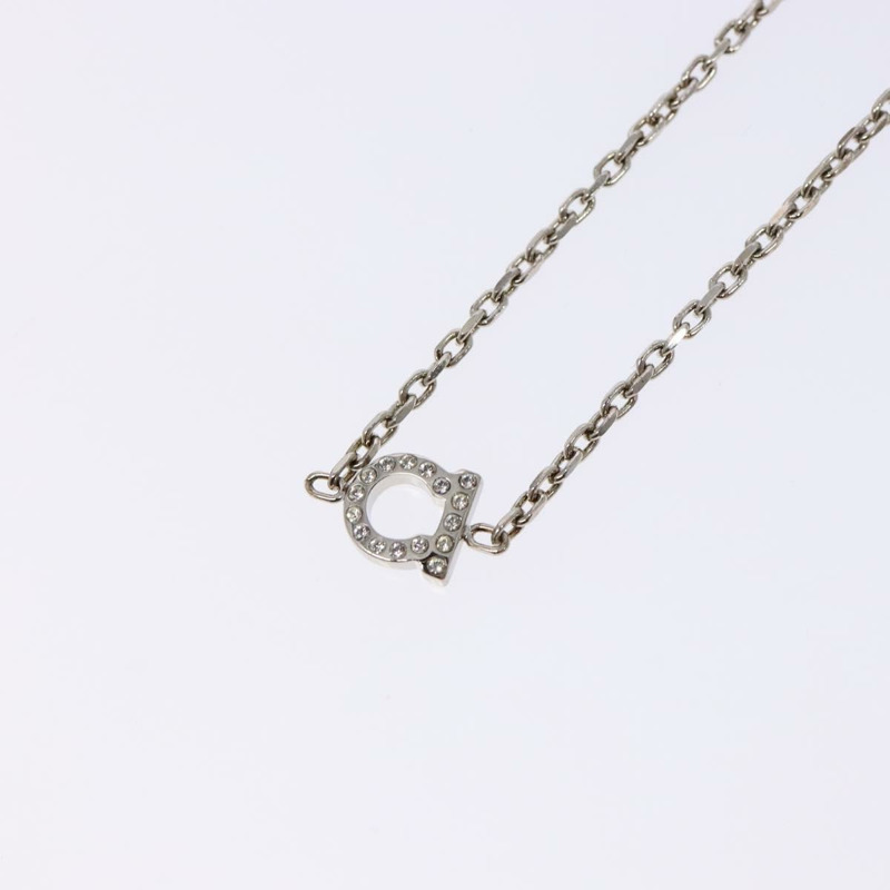 【日本直送】Salvatore Ferragamo Gancini 手鐲 金屬 銀色 Auth am8980-2