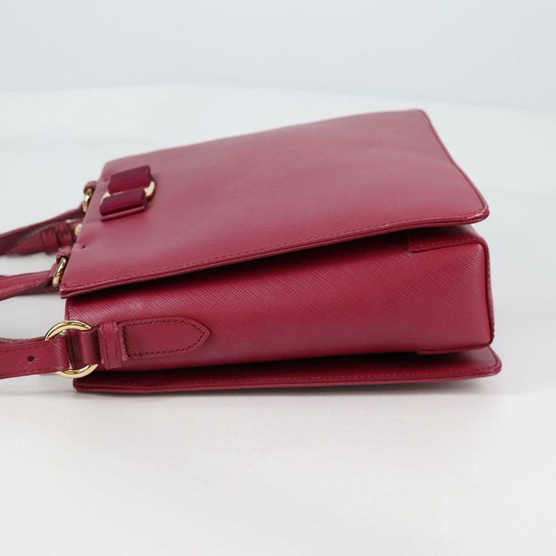 【日本直送】Salvatore Ferragamo Vala 手提包 皮革 2way 紫金色 Auth am8981V-2