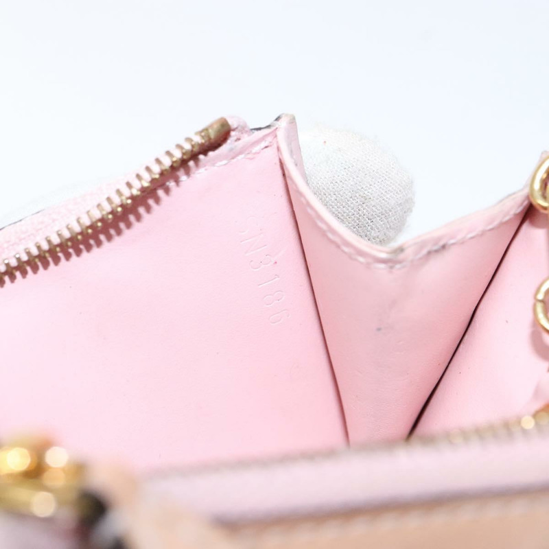 【日本直送】路易威登 Vernis Pochette Cles 近乎完好硬幣玫瑰 Valerine M61286 LV 正品 127985-11