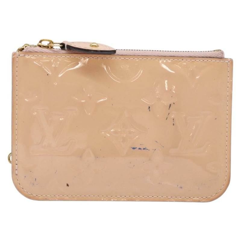 【日本直送】路易威登 Vernis Pochette Cles 近乎完好硬幣玫瑰 Valerine M61286 LV 正品 127985-12