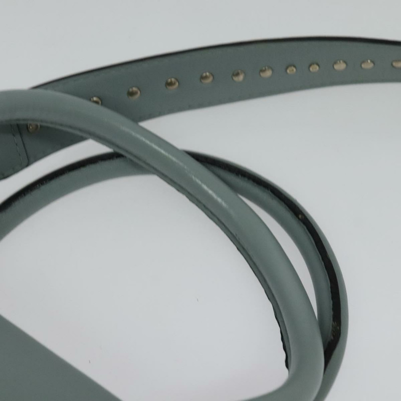 【日本直送】華倫天奴 (VALENTINO) 手提包 皮革 兩用 淺藍色 金色 正品 BA5471-13