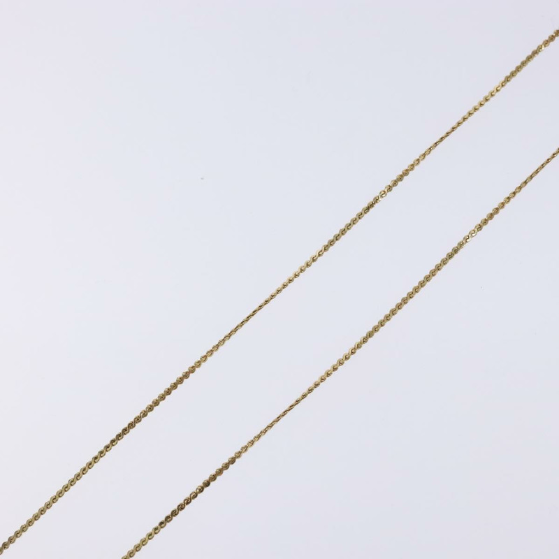 【日本直送】Christian Dior CD Logo 項鍊 金屬金 Auth 140832-10