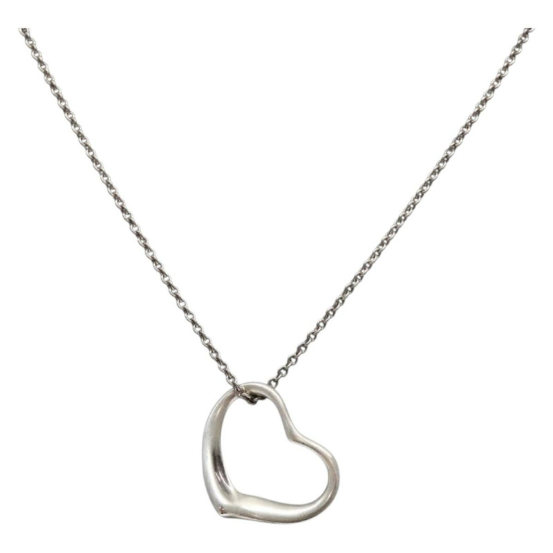 【日本直送】蒂芬妮 (TIFFANY&Co.) 鏤空心形項鍊 925銀 正品 140822-0