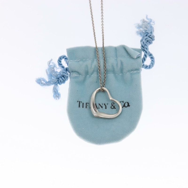 【日本直送】蒂芬妮 (TIFFANY&Co.) 鏤空心形項鍊 925銀 正品 140822-13