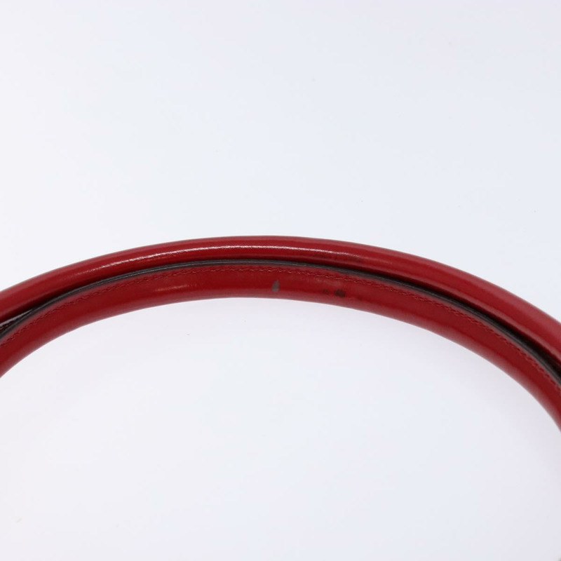 【日本直送】Salvatore Ferragamo 皮革單肩包 紅色 銀色 正品 BA5488-7