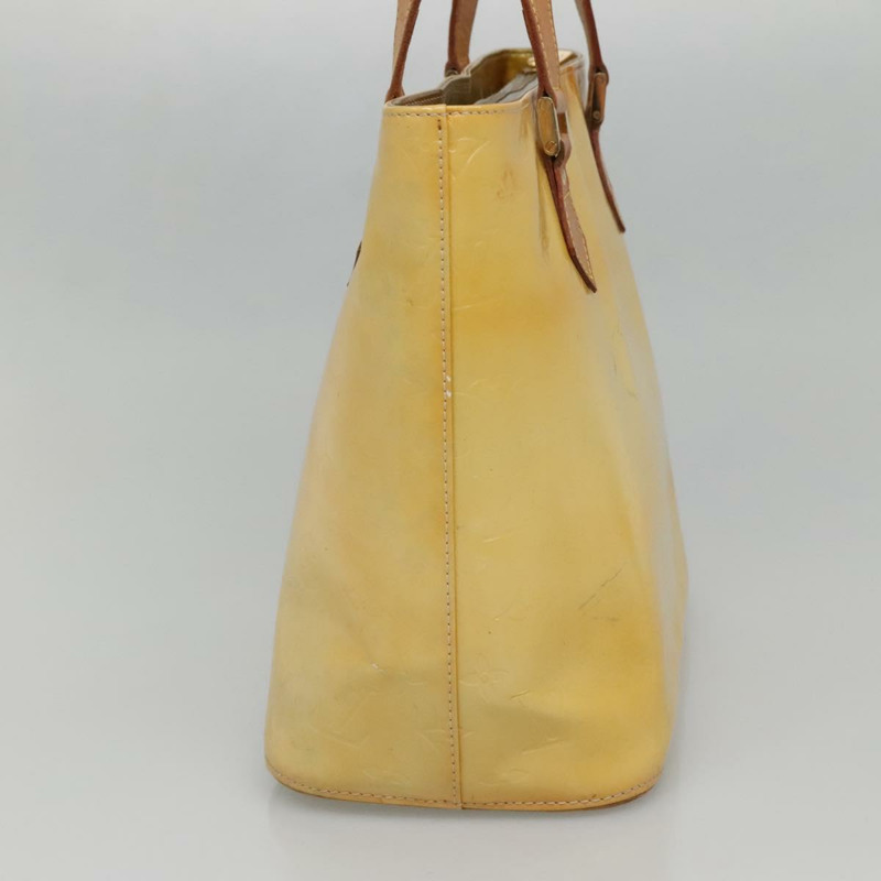 【日本直送】路易威登 Monogram Vernis Houston 手提包 灰色 M91053 LV 正品 BA5516-3