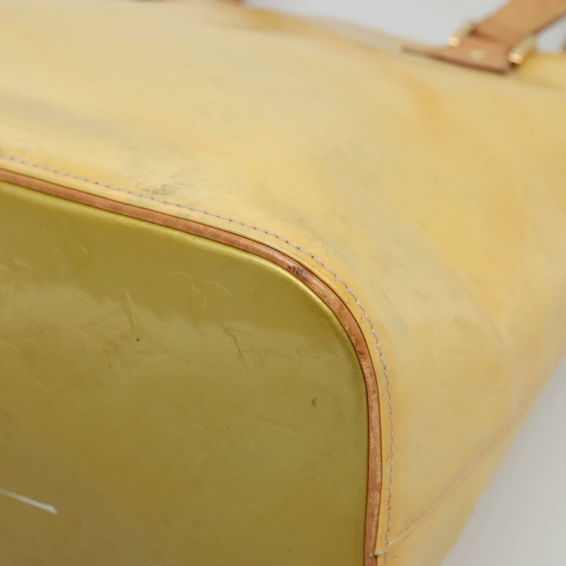 【日本直送】路易威登 Monogram Vernis Houston 手提包 灰色 M91053 LV 正品 BA5516-9