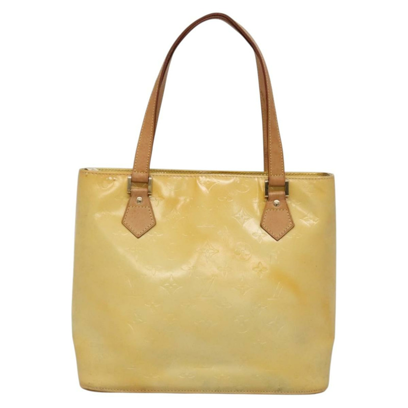 【日本直送】路易威登 Monogram Vernis Houston 手提包 灰色 M91053 LV 正品 BA5516-12