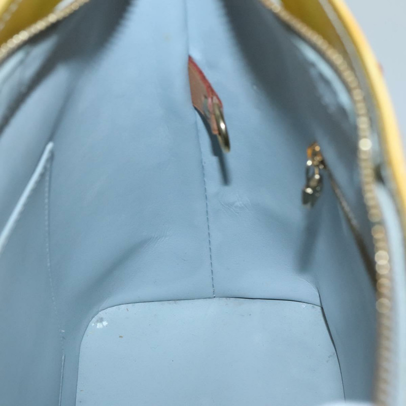 【日本直送】路易威登 Monogram Vernis Houston 手提包 灰色 M91053 LV 正品 BA5516-19