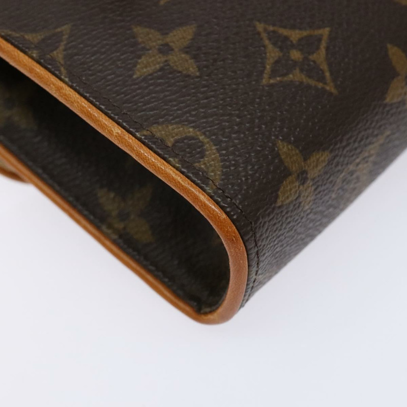 【日本直送】路易威登 Monogram Pochette Florentine 腰包 M51855 LV Auth BA5449-15