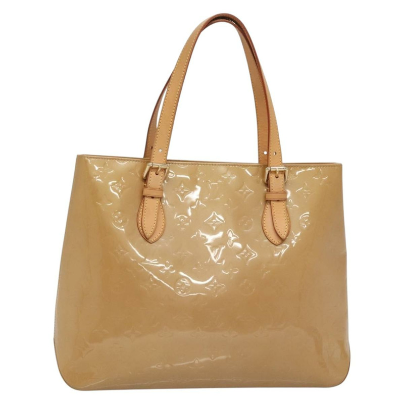 【日本直送】路易威登 Monogram Vernis Brentwood 單肩包 Noisette M91511 正品 BA5515-0