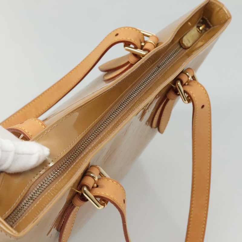 【日本直送】路易威登 Monogram Vernis Brentwood 單肩包 Noisette M91511 正品 BA5515-5