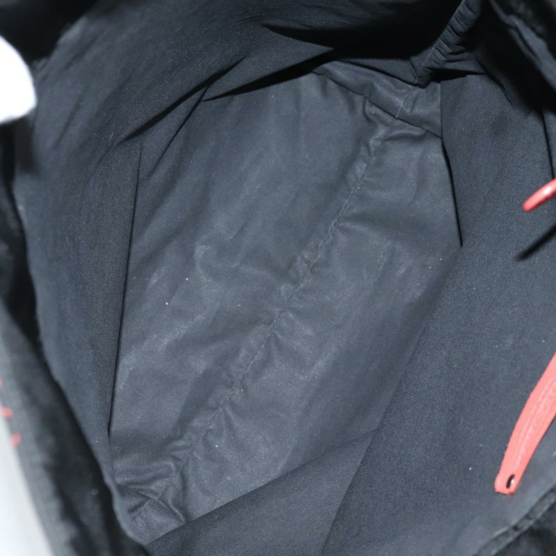 【日本直送】BOTTEGA VENETA 尼龍手提包 黑色 紅色 正品 140820V-9