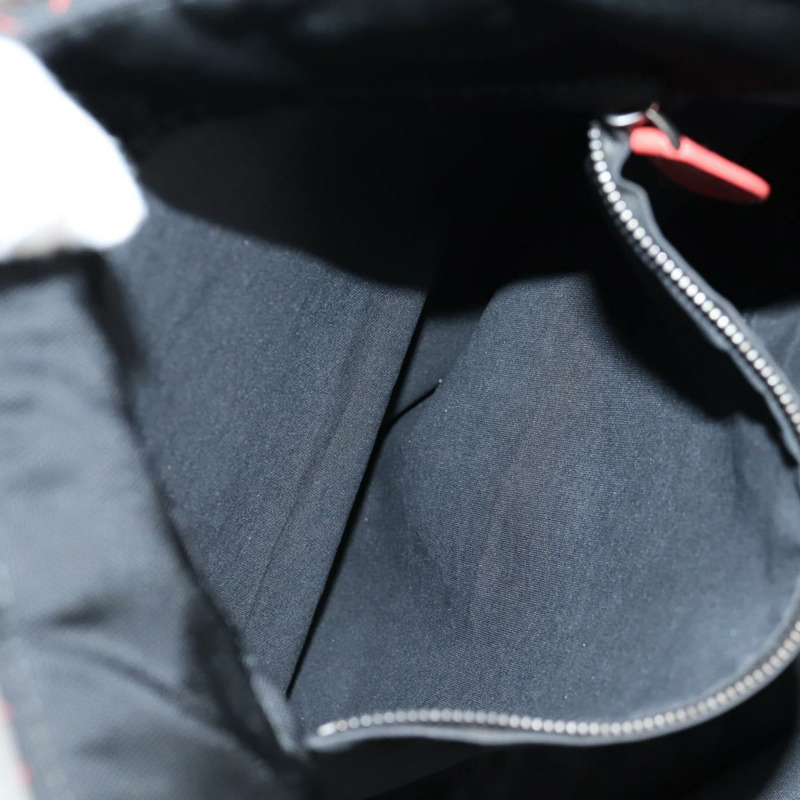 【日本直送】BOTTEGA VENETA 尼龍手提包 黑色 紅色 正品 140820V-10