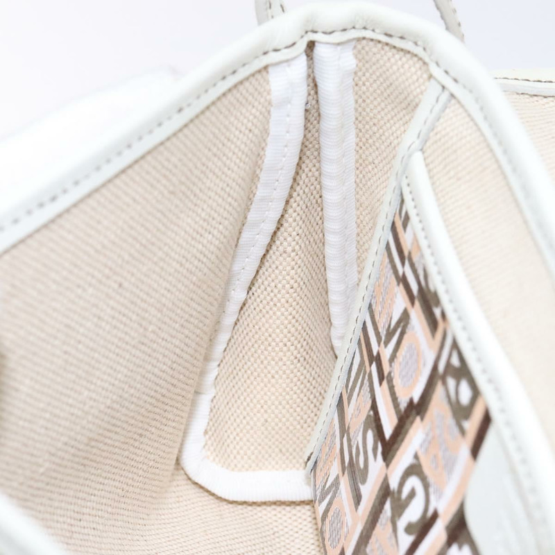 【日本直送】Salvatore Ferragamo 配件包 PVC 米色 銀色 正品 BA5509-18