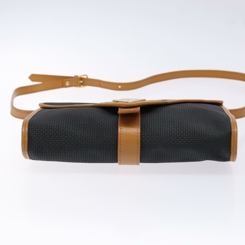 【日本直送】SAINT LAURENT 單肩包 PVC 皮革 棕色 金色 正品 BA5492-4