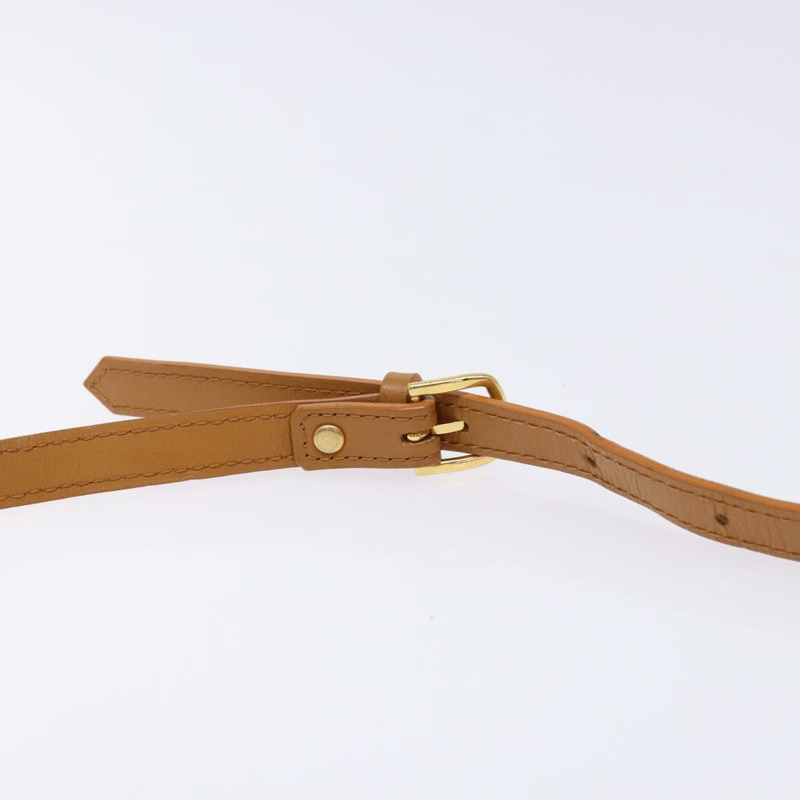 【日本直送】SAINT LAURENT 單肩包 PVC 皮革 棕色 金色 正品 BA5492-7