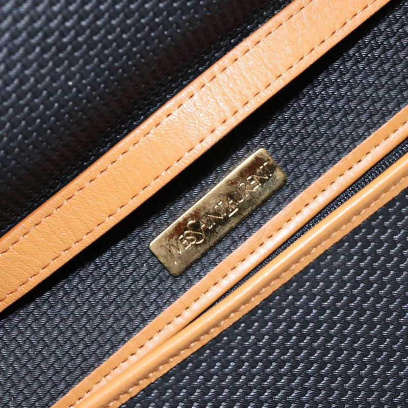 【日本直送】SAINT LAURENT 單肩包 PVC 皮革 棕色 金色 正品 BA5492-17