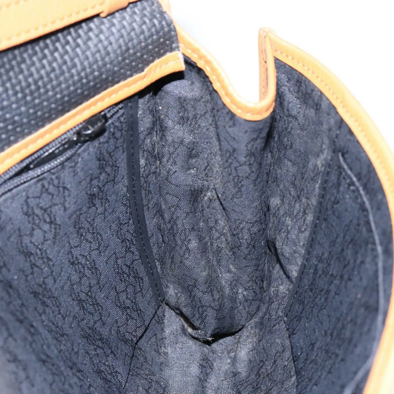 【日本直送】SAINT LAURENT 單肩包 PVC 皮革 棕色 金色 正品 BA5492-18