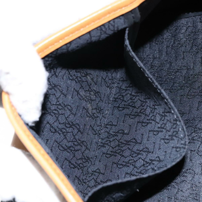 【日本直送】SAINT LAURENT 單肩包 PVC 皮革 棕色 金色 正品 BA5492-20