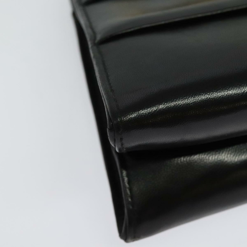 【日本直送】Salvatore Ferragamo 鏈條單肩包 皮革 黑色 金色 正品 BA5489-8