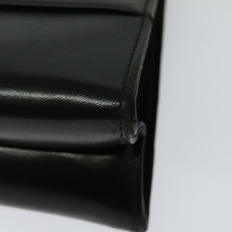 【日本直送】Salvatore Ferragamo 鏈條單肩包 皮革 黑色 金色 正品 BA5489-13