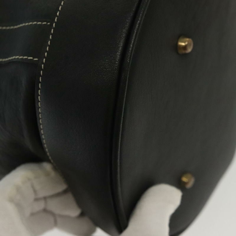 【日本直送】BALLY 黑色真皮單肩包 正品 BA5494-8