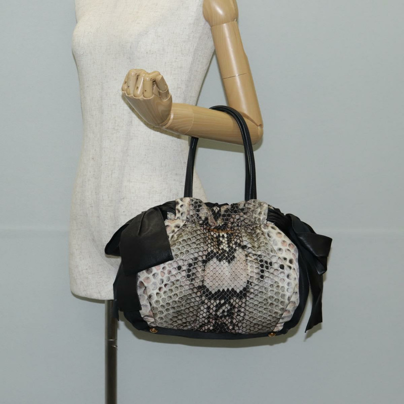 【日本直送】PRADA 尼龍黑色金色托特包 正品 yk19341V-21