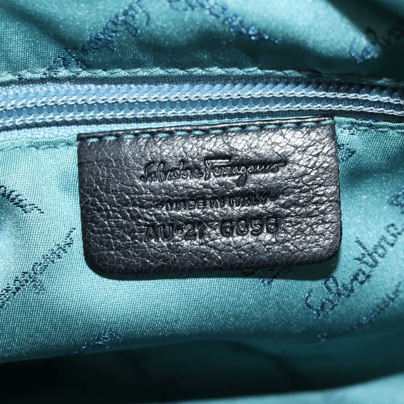 【日本直送】Salvatore Ferragamo 羊毛灰色銀色單肩包 正品 BA5563V-10