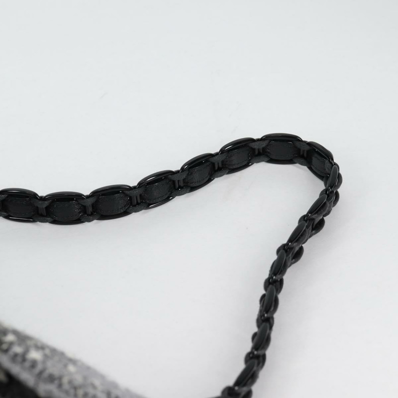 【日本直送】Salvatore Ferragamo 羊毛灰色銀色單肩包 正品 BA5563V-13