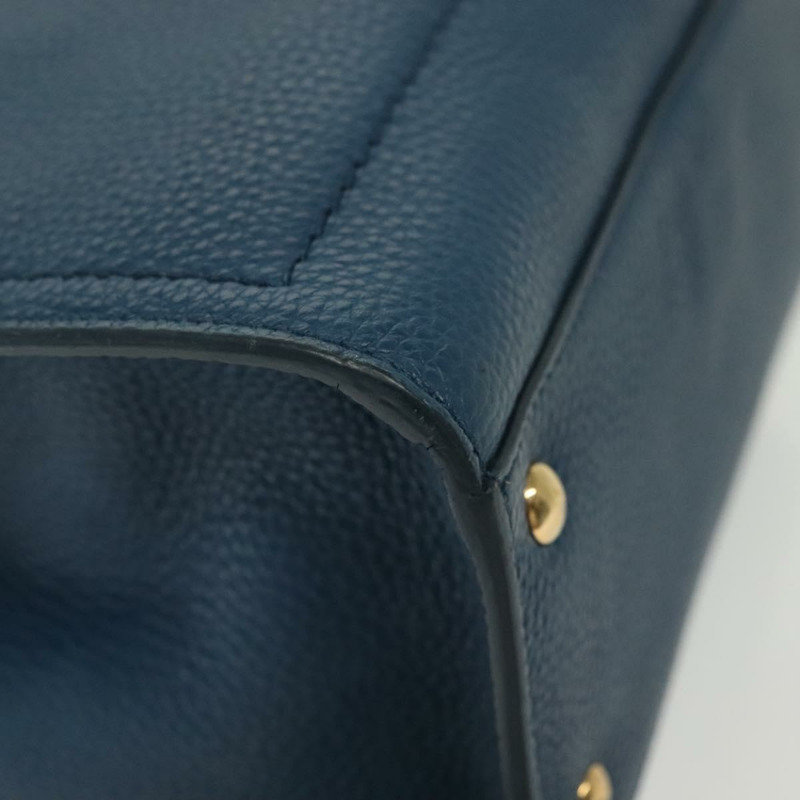 【日本直送】Salvatore Ferragamo 手提包 皮革 藍色 金色 正品 140893-8