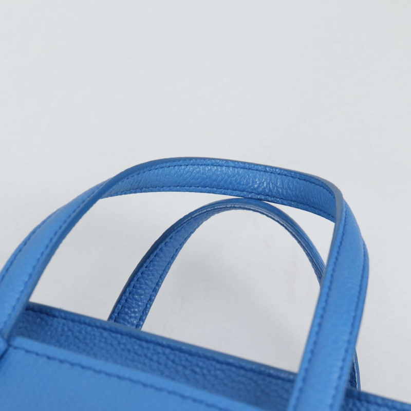 【日本直送】Salvatore Ferragamo Gancini 手提包 皮革 2way Blue Gold Auth 140859V-7