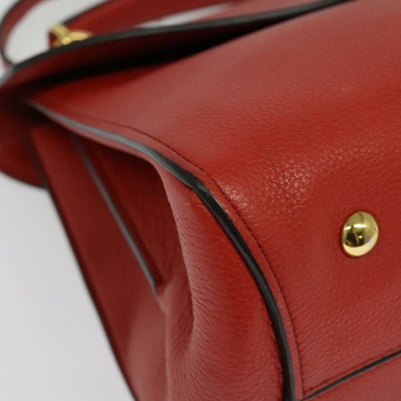 【日本直送】Salvatore Ferragamo Gancini magotto 包皮革 2way 紅金正品 140847-15