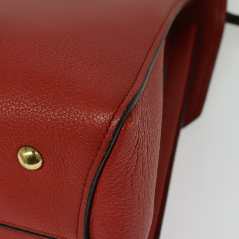 【日本直送】Salvatore Ferragamo Gancini magotto 包皮革 2way 紅金正品 140847-17