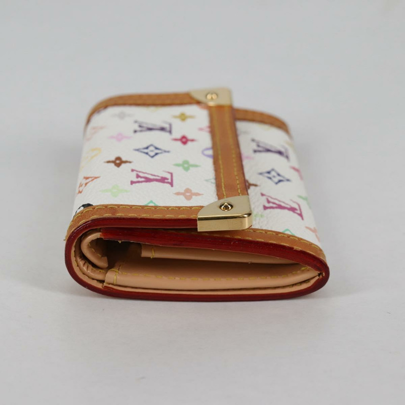 【日本直送】路易威登 多色 Porte Monnaie Pla 零錢包白色 M92657 正品 140850V-2