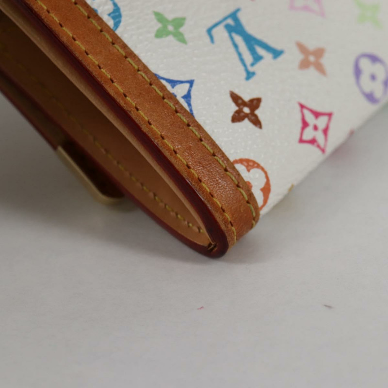 【日本直送】路易威登 多色 Porte Monnaie Pla 零錢包白色 M92657 正品 140850V-14