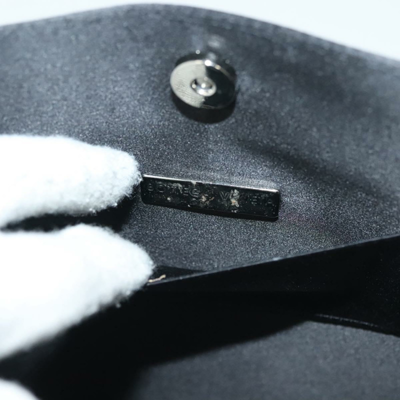 【日本直送】BOTTEGA VENETA 手提包 絲絨 黑色 銀色 正品 SW1491-10