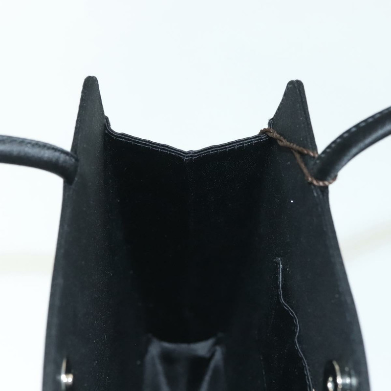 【日本直送】BOTTEGA VENETA 手提包 絲絨 黑色 銀色 正品 SW1491-19