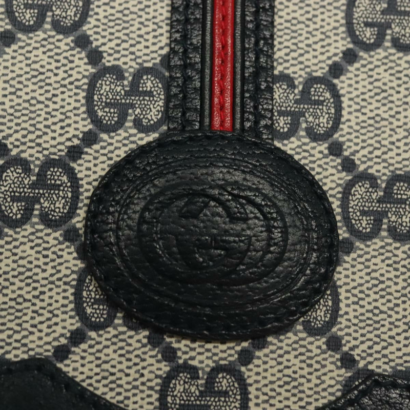 【日本直送】GUCCI GG Supreme Sherry Line 單肩包 PVC 海軍藍/金色 001 113 0551 正品 SW1462-17