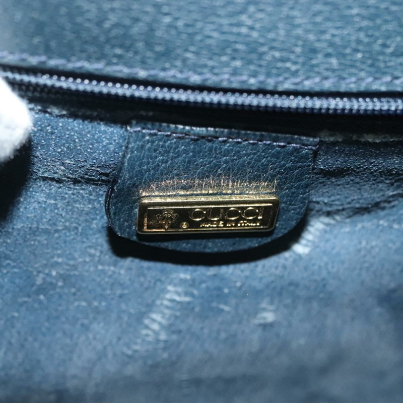 【日本直送】GUCCI GG Supreme Sherry Line 單肩包 PVC 海軍藍/金色 001 113 0551 正品 SW1462-19