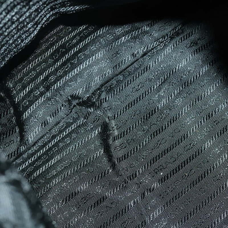 【日本直送】PRADA 尼龍手提包 黑色 銀色 正品 SW1455-8