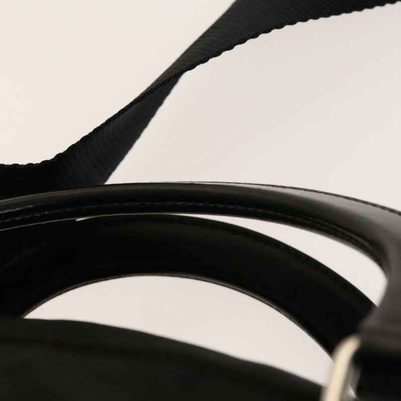 【日本直送】PRADA 尼龍手提包 黑色 銀色 正品 SW1455-14