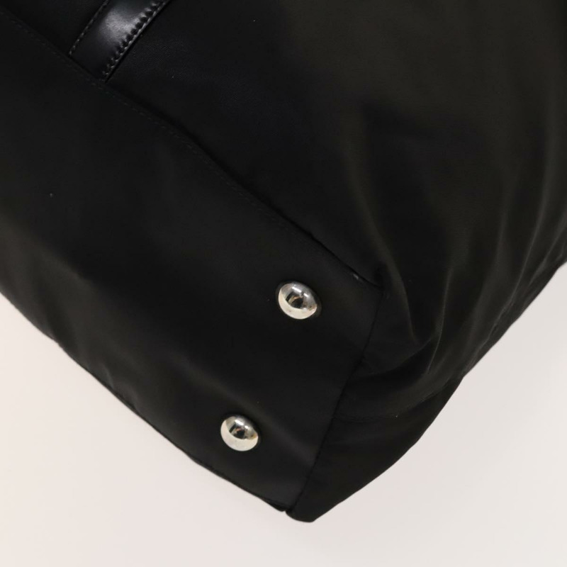 【日本直送】PRADA 尼龍手提包 黑色 銀色 正品 SW1455-15