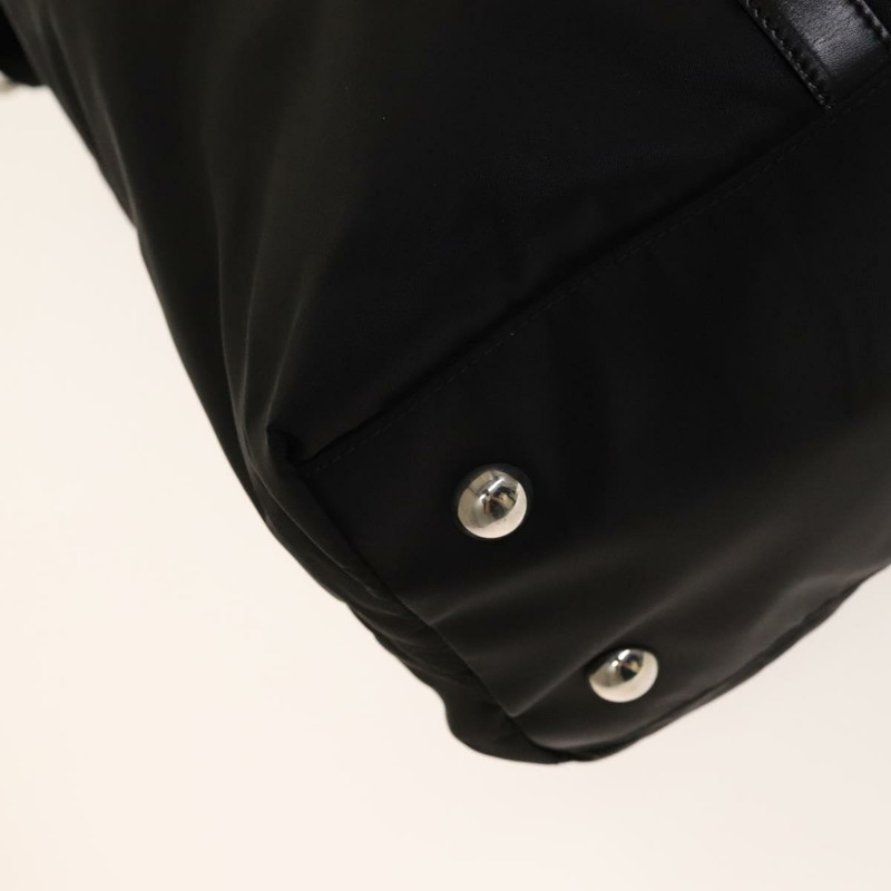 【日本直送】PRADA 尼龍手提包 黑色 銀色 正品 SW1455-16