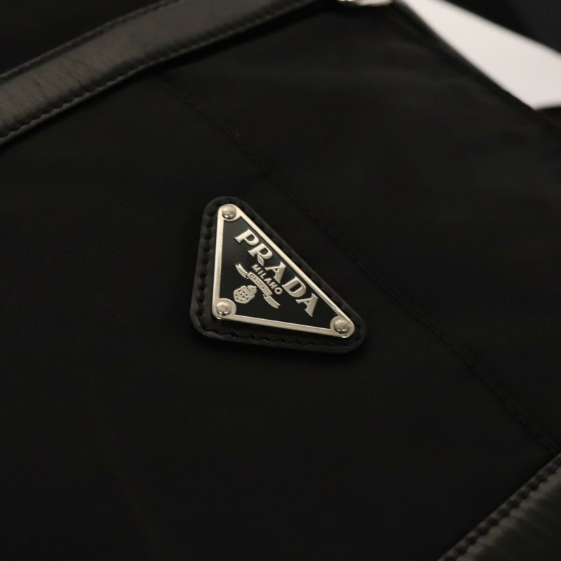 【日本直送】PRADA 尼龍手提包 黑色 銀色 正品 SW1455-19