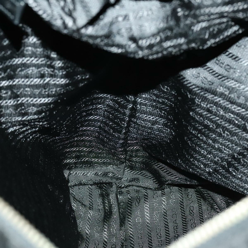 【日本直送】PRADA 尼龍手提包 黑色 銀色 正品 SW1455-22